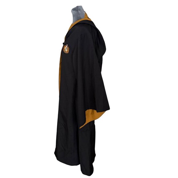 Harry Potter Hufflepuff Robe With Hood & Crest Size XS - Picture 4 of 9